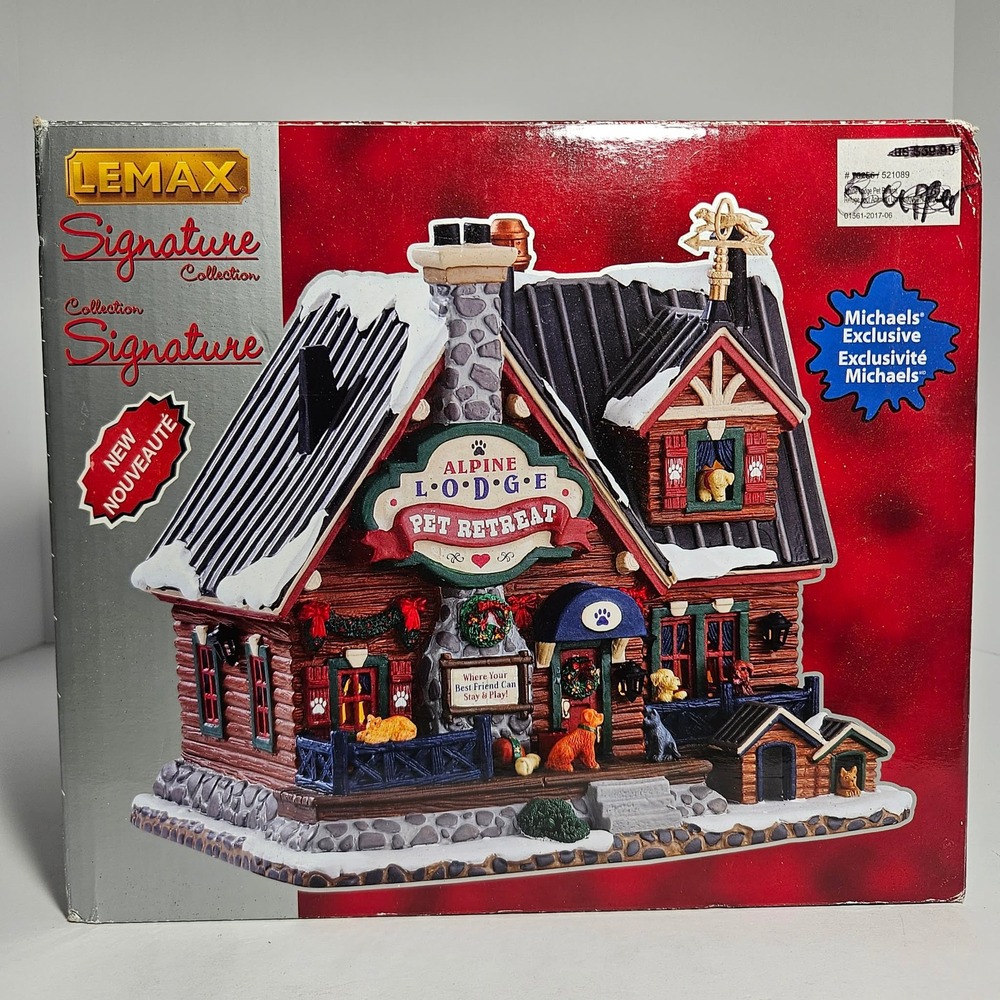 Lemax Signature Alpine Lodge Pet Retreat Lighted Village Building 75255 Michaels